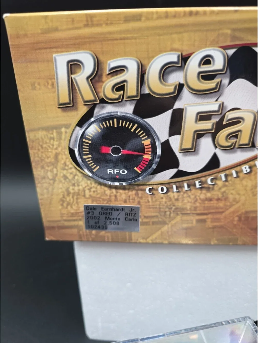 2002 #3 Dale Earnhardt Jr 1 Of 2,508 Diecast Cars Race Fans Action Gold Oreo